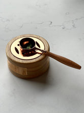 Load image into Gallery viewer, Wax Melting Spoon - Rose Gold and Wood
