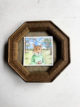 Load image into Gallery viewer, Herbie in the Orchard: Wild Wood Collection, 10x10cm Original Watercolour Artwork
