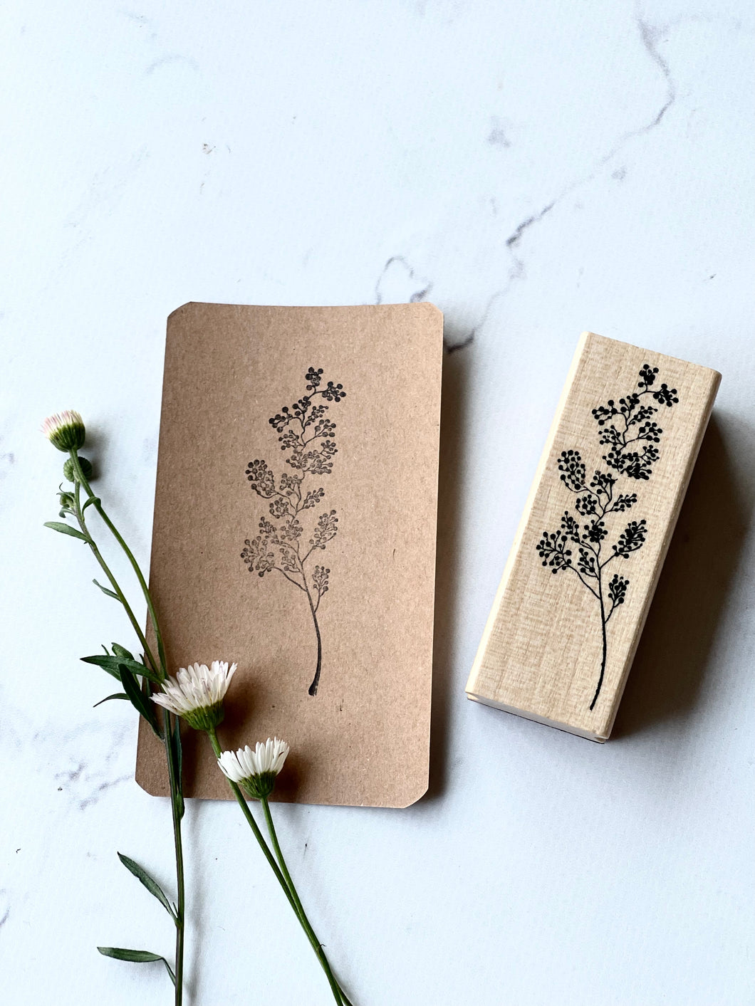 Blossoms Rubber Stamp