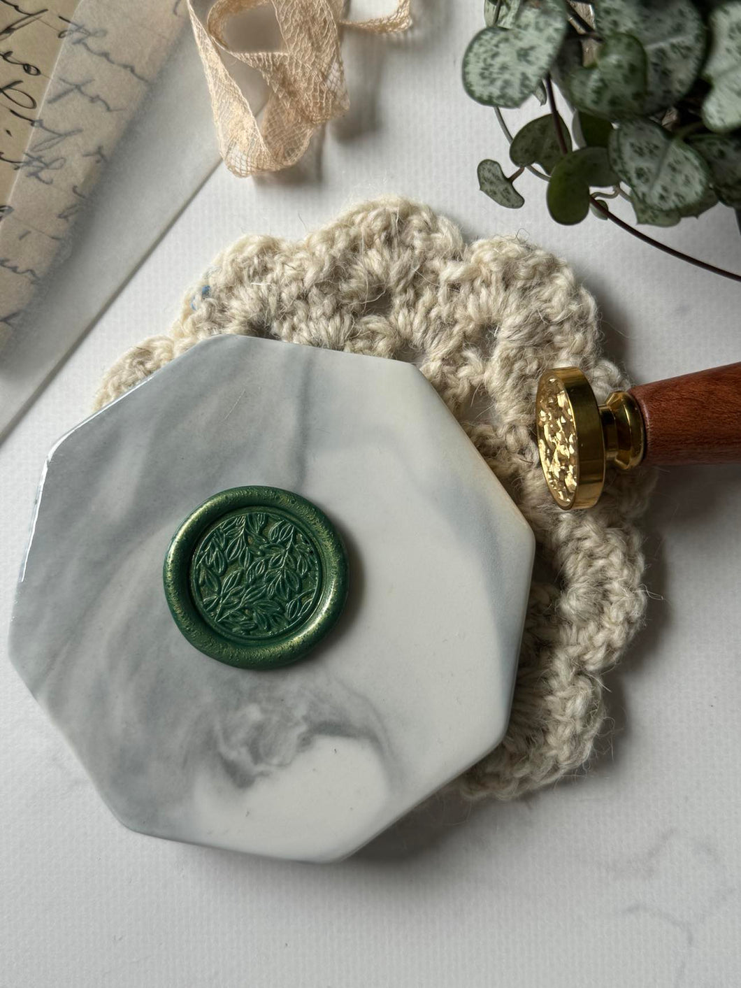 Wax Seal Stamp - Leafy